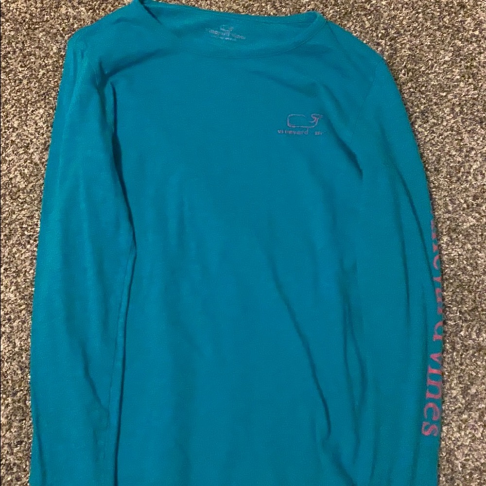 TEAL small vineyard vines shirt